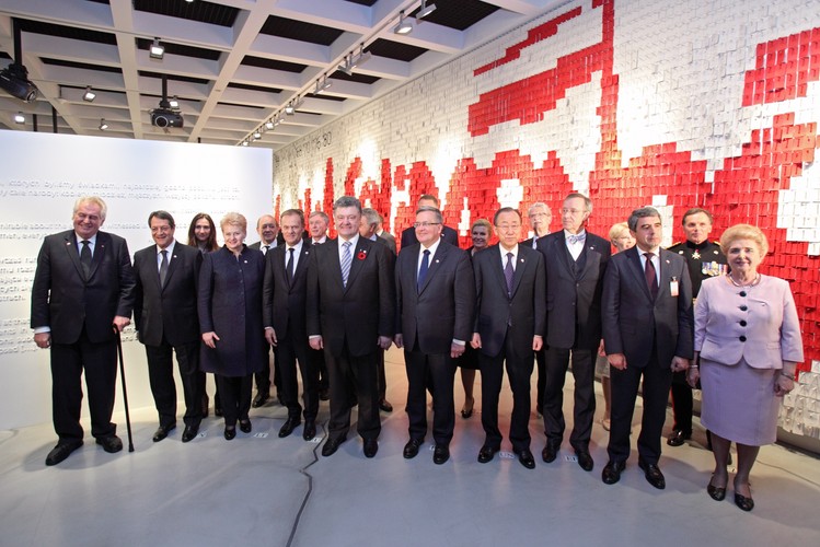 Prezydent Ukrainy PETRO POROSZENKO na Westerplatte