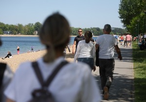 Ada Ciganlija, lepo vreme