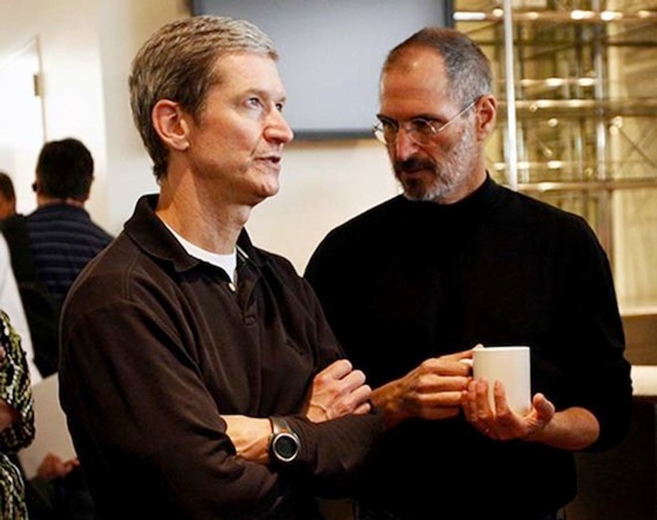 Tim Cook i Steve Jobs