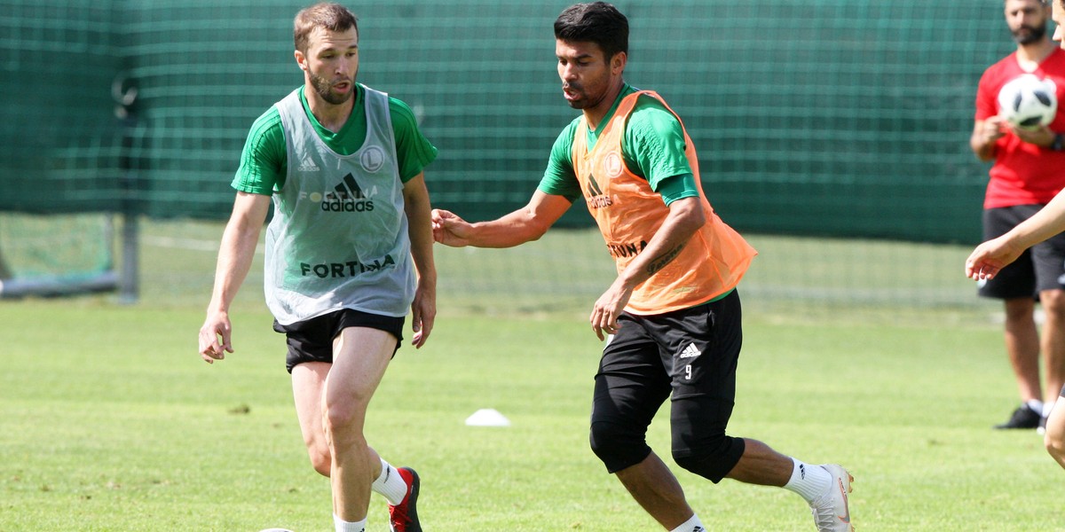 Eduardo da Silva pożegnał się z piłkarzami Legii Warszawa Piłka nożna