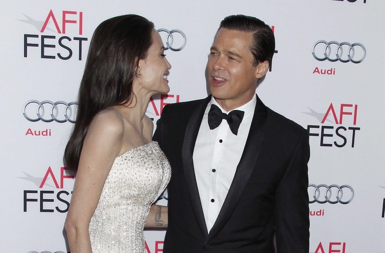 Angelina Jolie i Brad Pitt na premierze filmu 'Nad morzem'