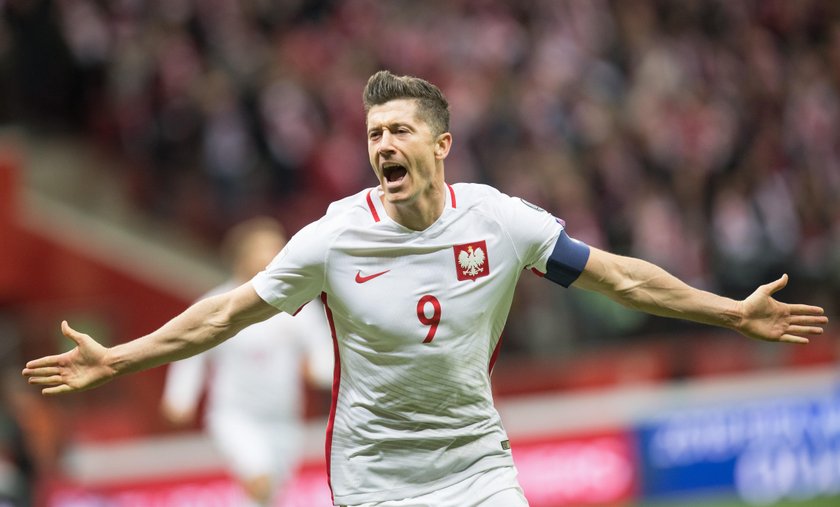 Robert Lewandowski (POL) bramka gol radosc