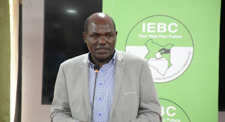 IEBC Chairman Wafula Chebukati when he officially launched the National Election Conference Centre (NECC), and the National Election Media Centre at the Bomas of Kenya on July 31, 2022