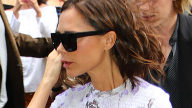 Victoria Beckham z mężem, synem i rodzicami