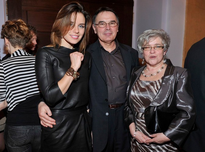 Natasza Urbańska z rodzicami