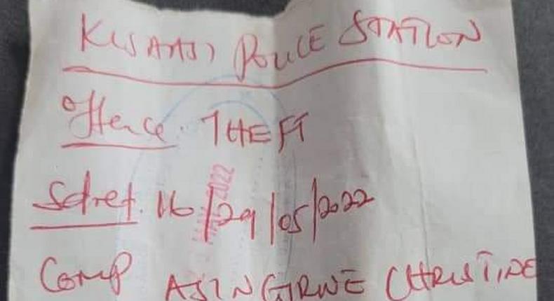 Police note 