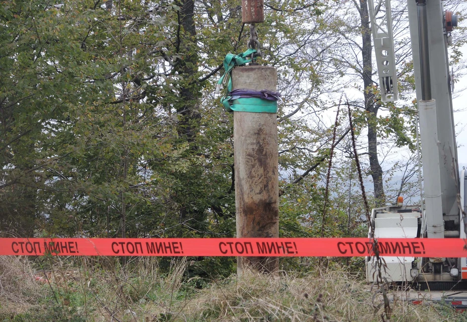 Jedna od neeksplodiranih bombi koje su 1999. pale na Ponikve