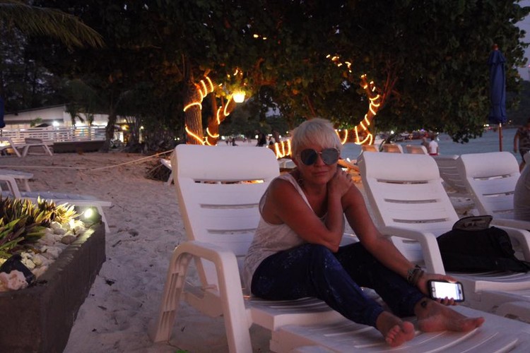 Małgorzata Ostrowska na wakacjach w Tajlandii