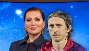 Nina Badrić i Luka Modrić