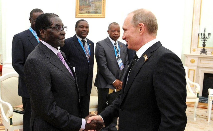 Robert Mugabe i Putin