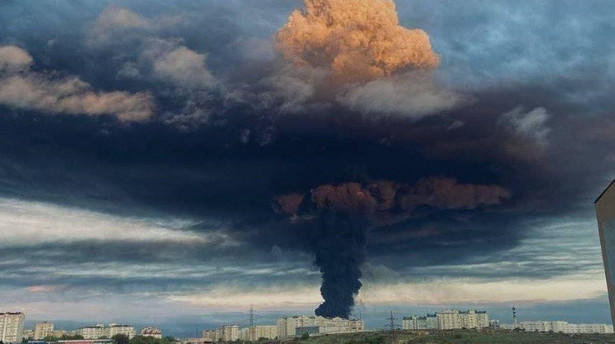 Pożar w Sewastopolu