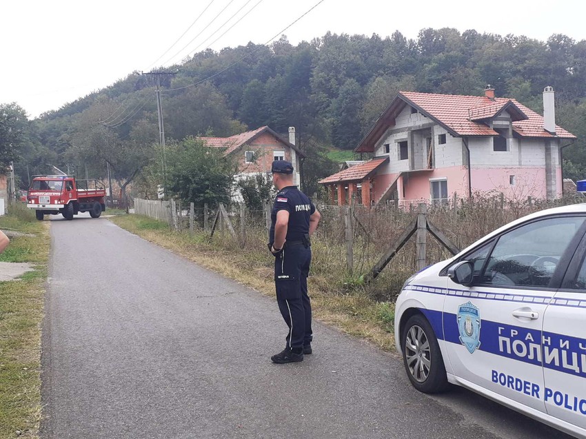 Avion pao u okolini Loznice