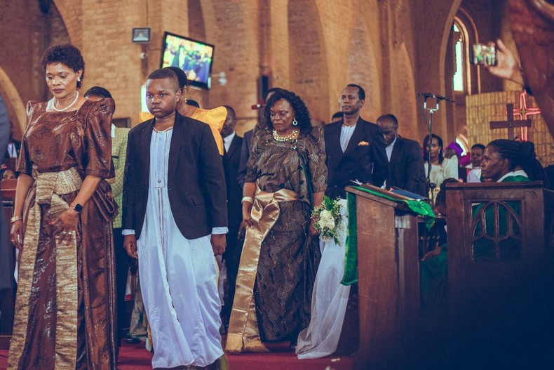 Queen Sylvia Nagginda Luswata and Prince Richard Ssemakookiro