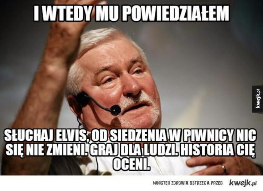 Wałęsa nowym królem memów