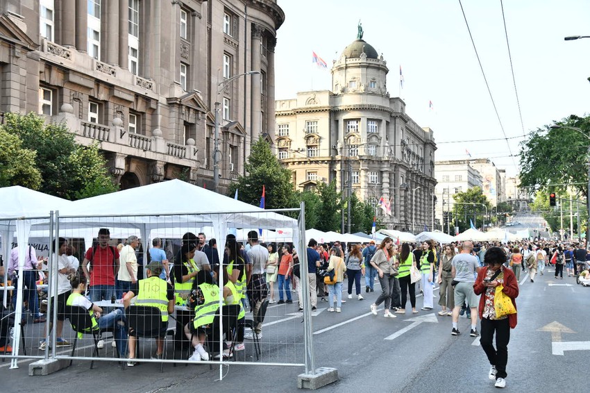 Studenti protest Kneza Miloša