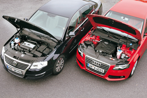 Audi A4 &amp; VW Passat - Serce i dwie dusze