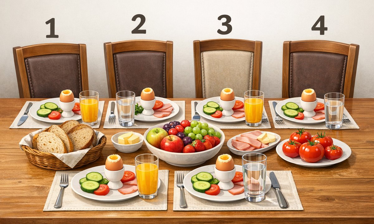 Psychotest z czterema krzesłami. Sprawdź, czego o sobie nie wiesz