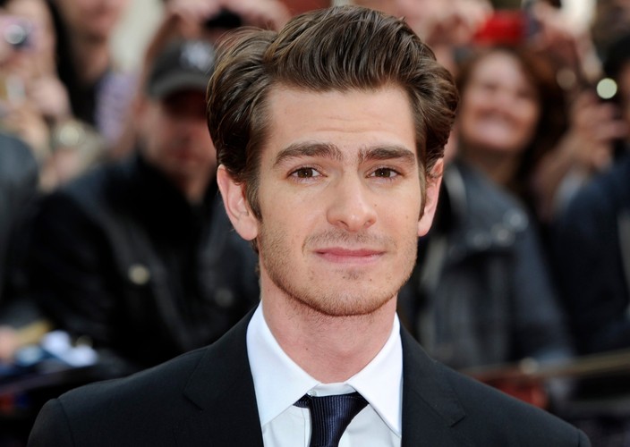 Andrew Garfield na premierze w Londynie