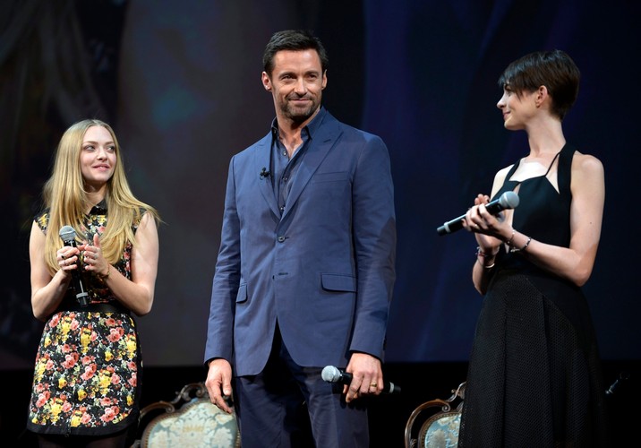 Amanda Seyfried, Hugh Jackman i Anne Hathaway na premierze 'Les Misérables' w Tokio