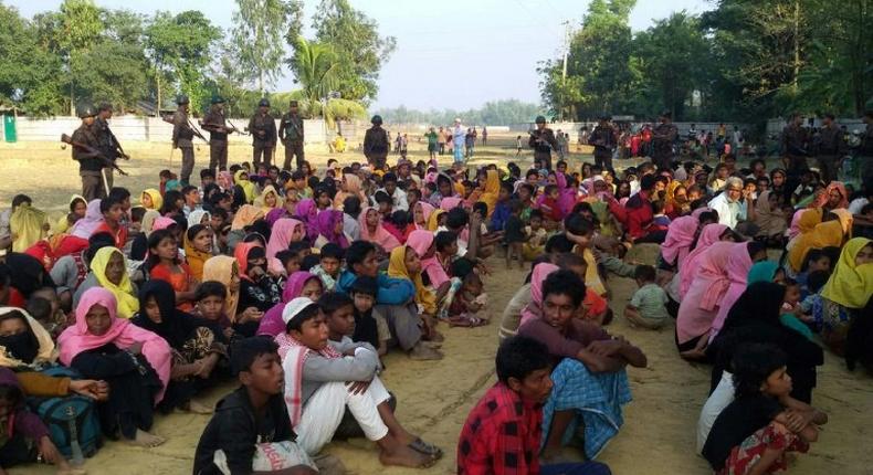 Areas of Rakhine in Myanmar have been in lockdown since October, sending tens of thousands of the Rohingya minority fleeing to Bangladesh