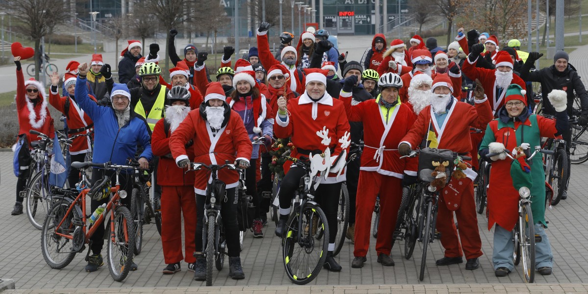 Mikołaje na rowerach 2018