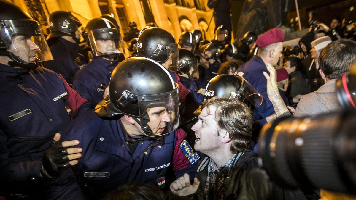 węgry protest orban budapeszt