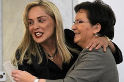 Sharon Stone w Sejmie. Marszałek Kopacz: żadna inna wizyta nie cieszyła się taką popularnością