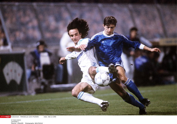 Bogusław Pachelski (26.10.1988 r.) Barcelona - Lech Poznan 1:1, Puchar Zdobywców Pucharów