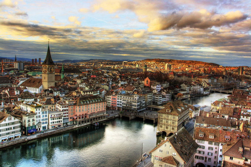 Ponownie na szczycie rankingu jakości życia znalazło się największe miasto w Szwajcarii, Zurych