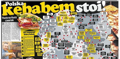 Polska kebabem stoi! Zobacz, gdzie są najlepsze