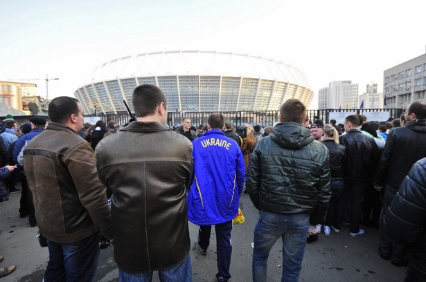 Wejście na Stadion Olimpijski w Kijowie