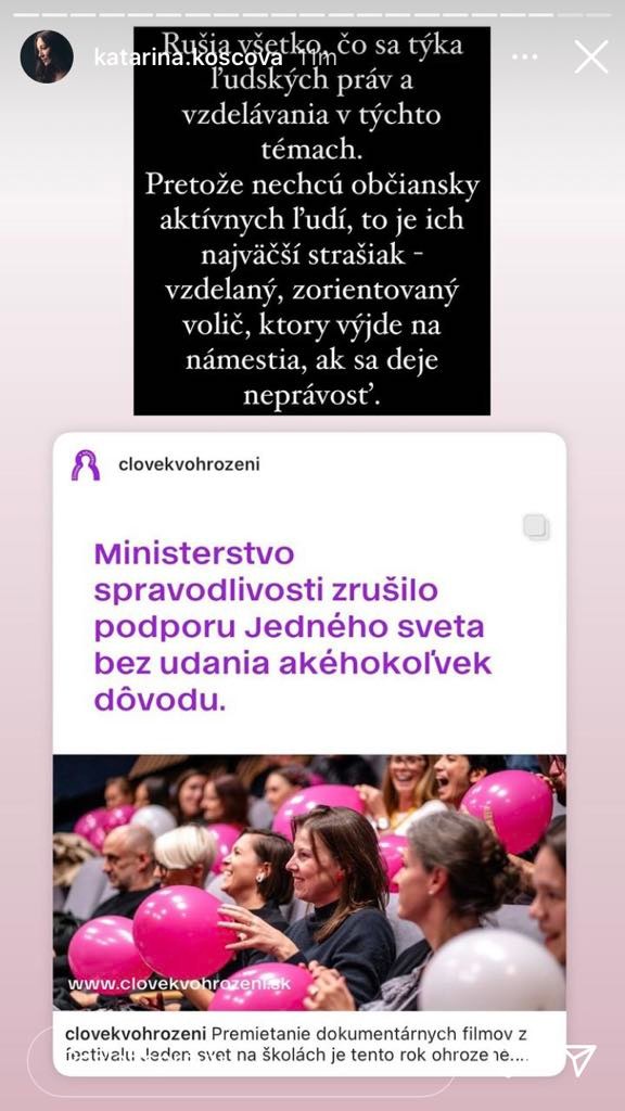 Rozhodnutie ju nenechalo chladnou.