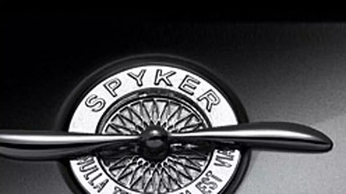 Spyker poręczył kredyt swoją nazwą