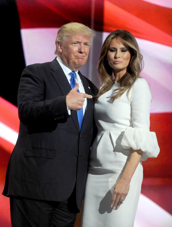 Melania Trump w 2016 r.