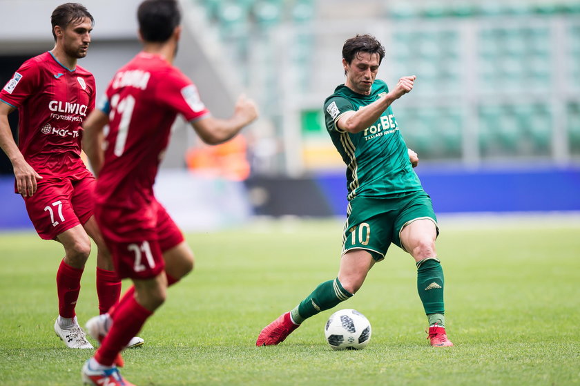 Pilka nozna. Ekstraklasa. Slask Wroclaw. Trening. 19.06.2018