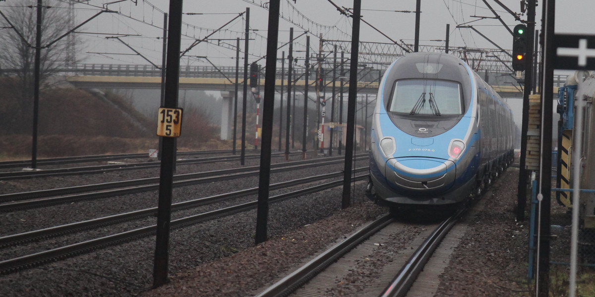 Pociąg Pendolino potrącił mężczyznę