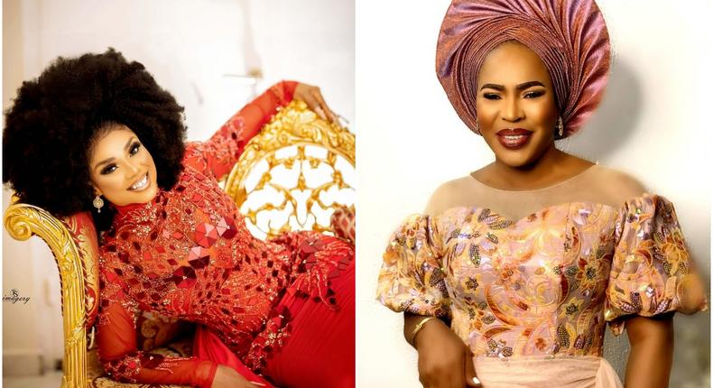 Nollywood movie stars Iyabo Ojo and Fathia Balogun [Instagram/IyaboOjoFespris] [Instagram/FaithiaWilliams]