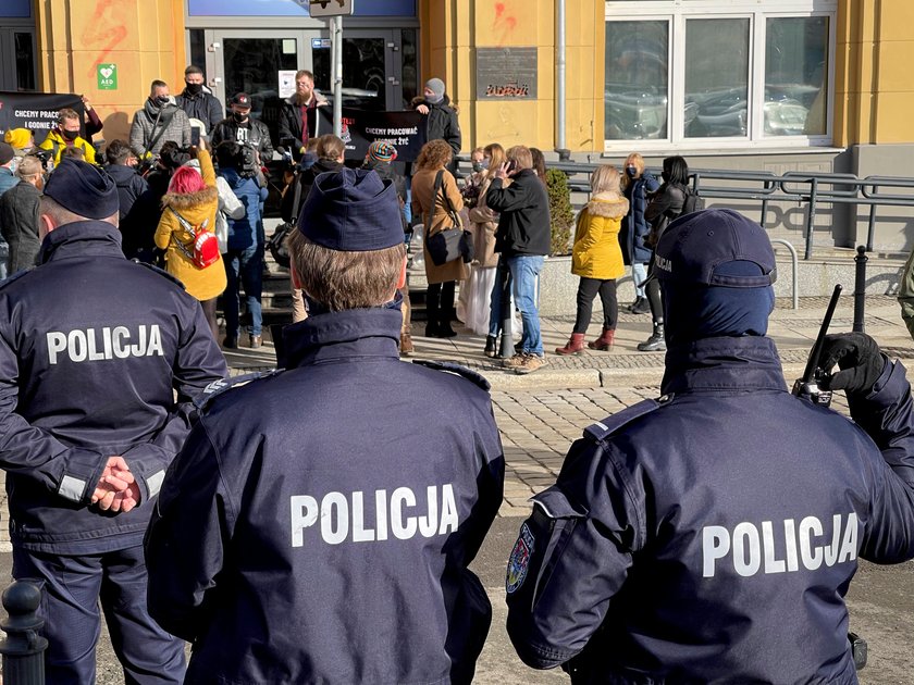 Protest wrocławskiej branży ślubnej