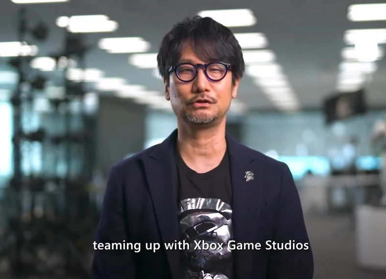 Hideo Kojima podczas Xbox & Bethesda Games Showcase 2022