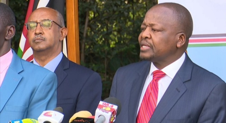 Health CS Mutahi Kagwe gives details on condition of 4 confirmed Coronavirus patients in Kenya