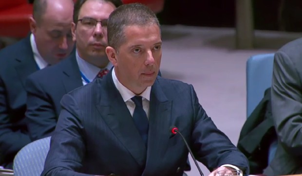 Marko Đurić na sednici SB UN