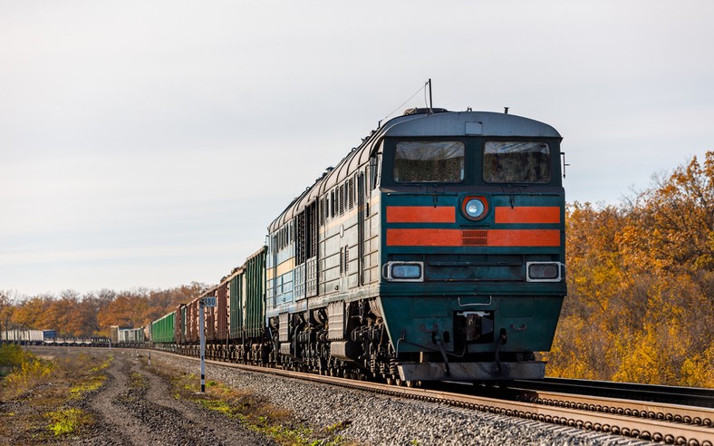 ukraina, kolej, lokomotywa