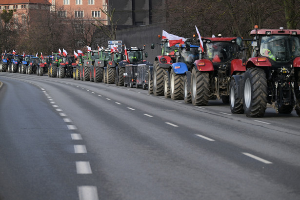 Protest rolników w Gdańsku, fot. Adam Warżawa