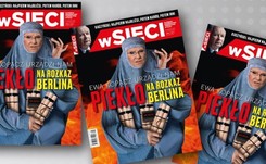 Ewa Kopacz jako islamska terrorystka na okładce tygodnika 'wSieci'. Sąd rozpoczął i zakończył proces