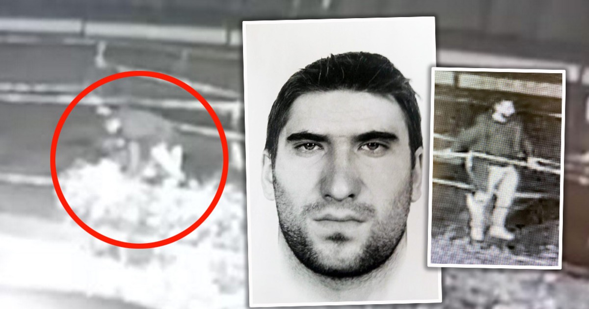 Przewrócił bezbronną kobietę i kopał bez opamiętania. Tak wygląda napastnik z Żyrardowa