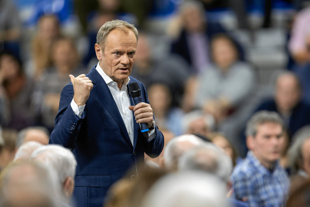 Donald Tusk, spotkanie w Bytomiu