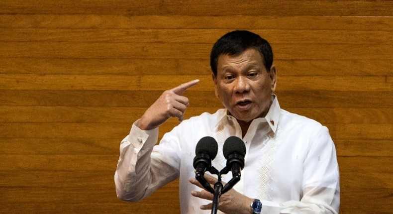 Duterte has boasted repeatedly that US President Donald Trump praised the drug war, although he still frequently rails against the US State Department and American politicians who criticise the killings