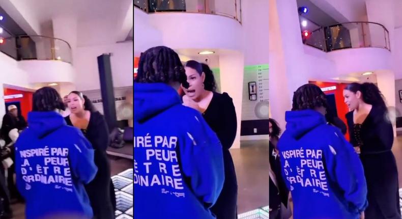 American superstar Jordin Sparks meets Stonebwoy