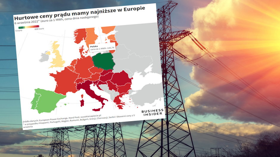 Polska jest zieloną wyspą na mapie wysokich cen energii.