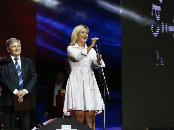 Marija Zaharova u Guči